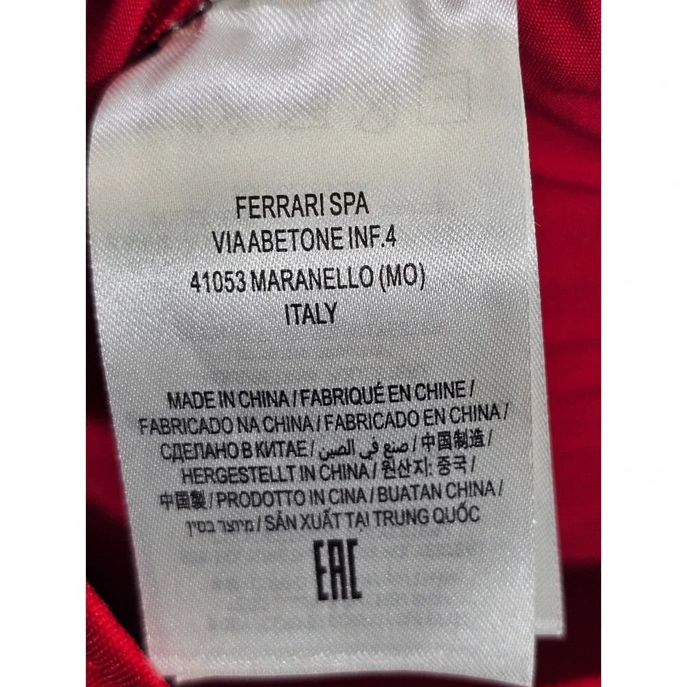 Ferrari Scudetto Duffle bag & backpack Shield Grey Convertible Travel Racing NWT